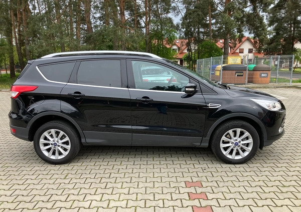 Ford Kuga cena 53800 przebieg: 222600, rok produkcji 2015 z Leszno małe 352